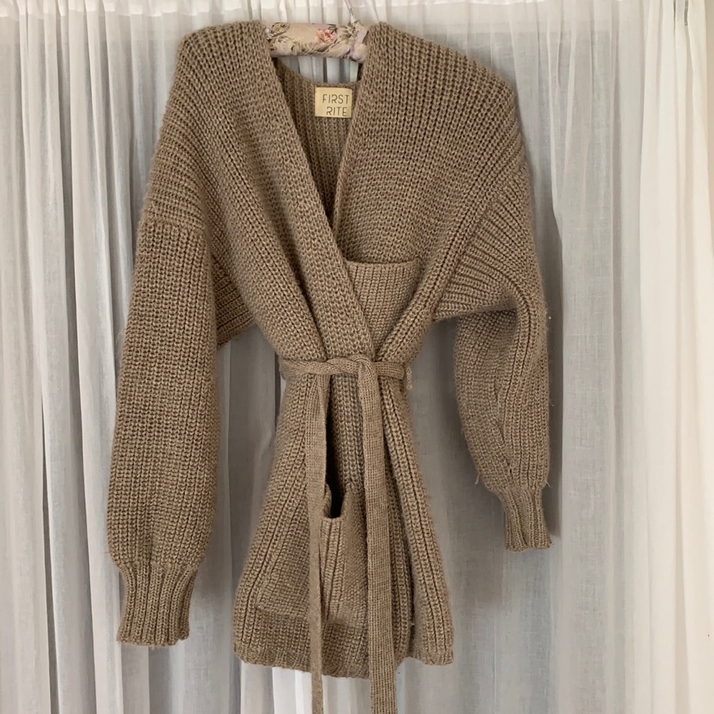 First Rite 100% alpaca sweater